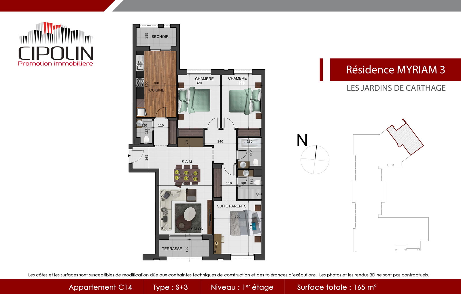 Appartements S+3